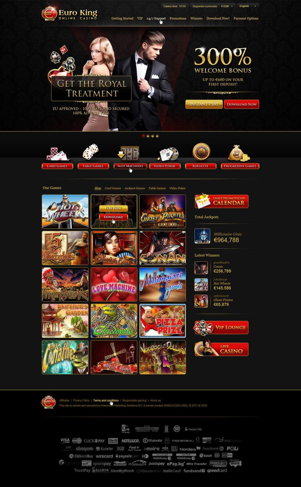 55% Bonus de match sur Casino com